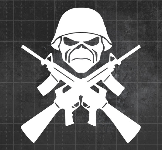 Iron Maiden (Soldier Eddie) - Premium Vinyl Decal