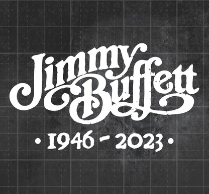 Jimmy Buffett (Tribute) - Premium Vinyl Decal