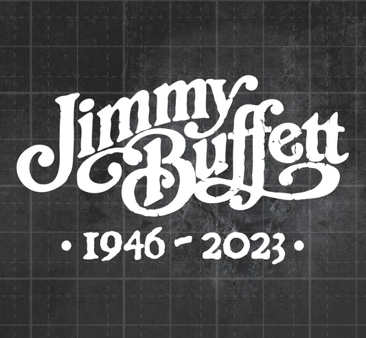 Jimmy Buffett (Tribute) - Premium Vinyl Decal