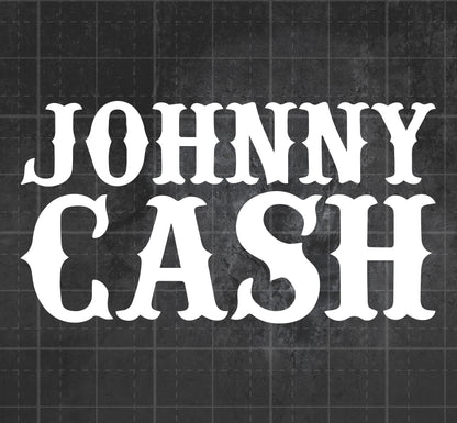 Johnny Cash - Premium Vinyl Decal