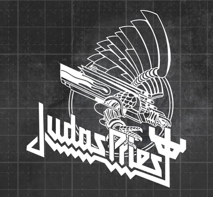 Judas Priest (Screaming for Vengeance + Logo) - Premium Vinyl Decal