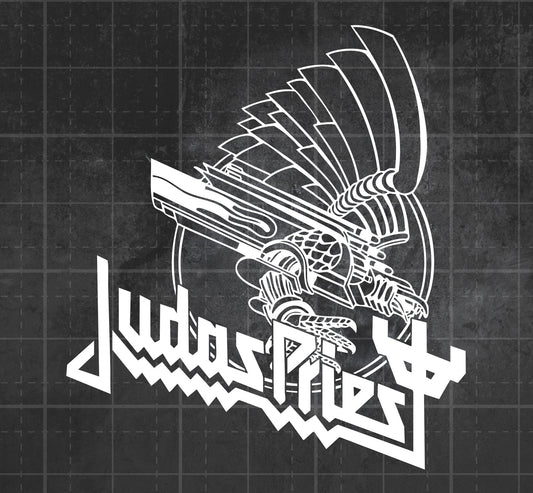 Judas Priest (Screaming for Vengeance + Logo) - Premium Vinyl Decal
