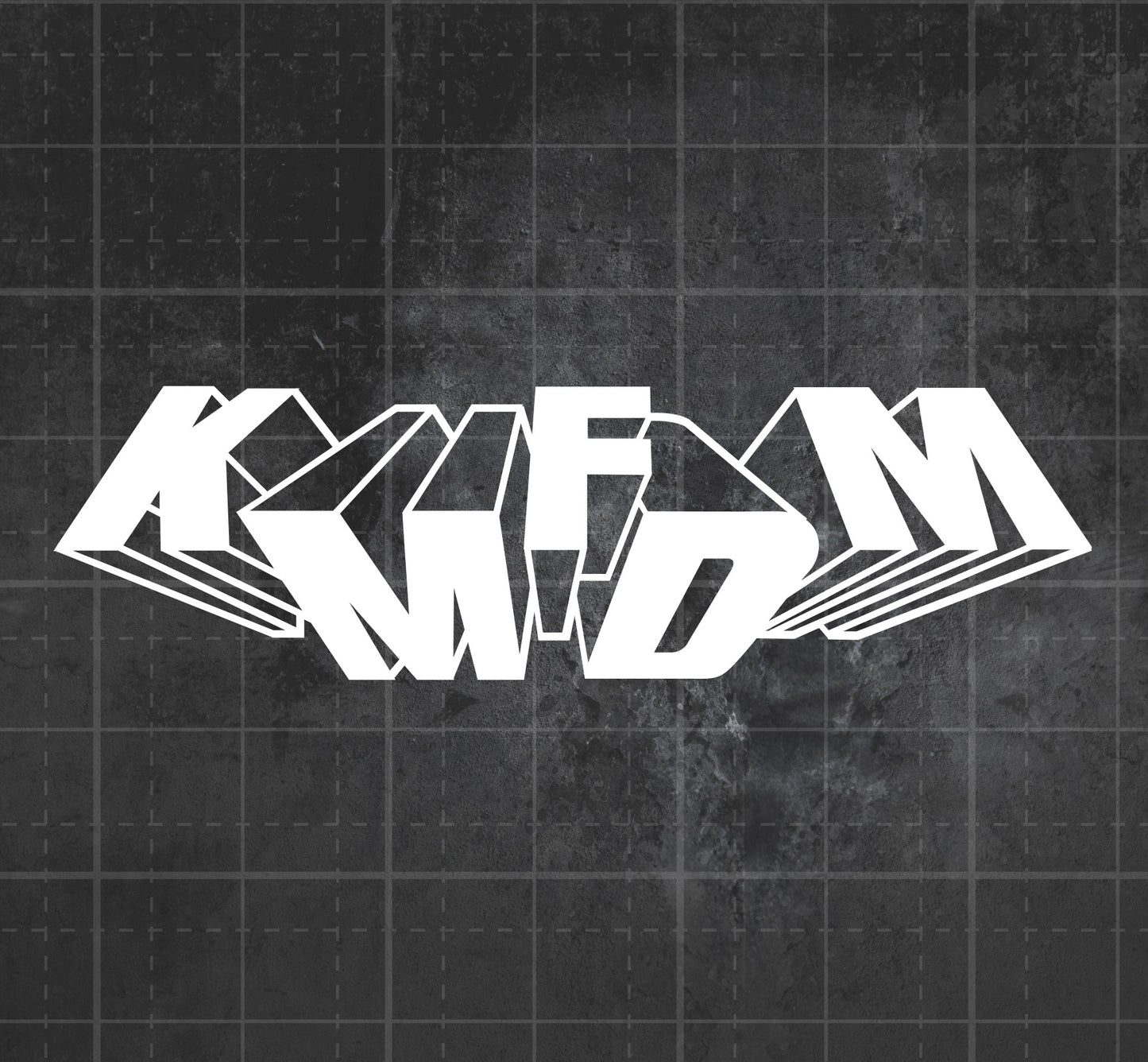 KMFDM (3D) - Premium Vinyl Decal