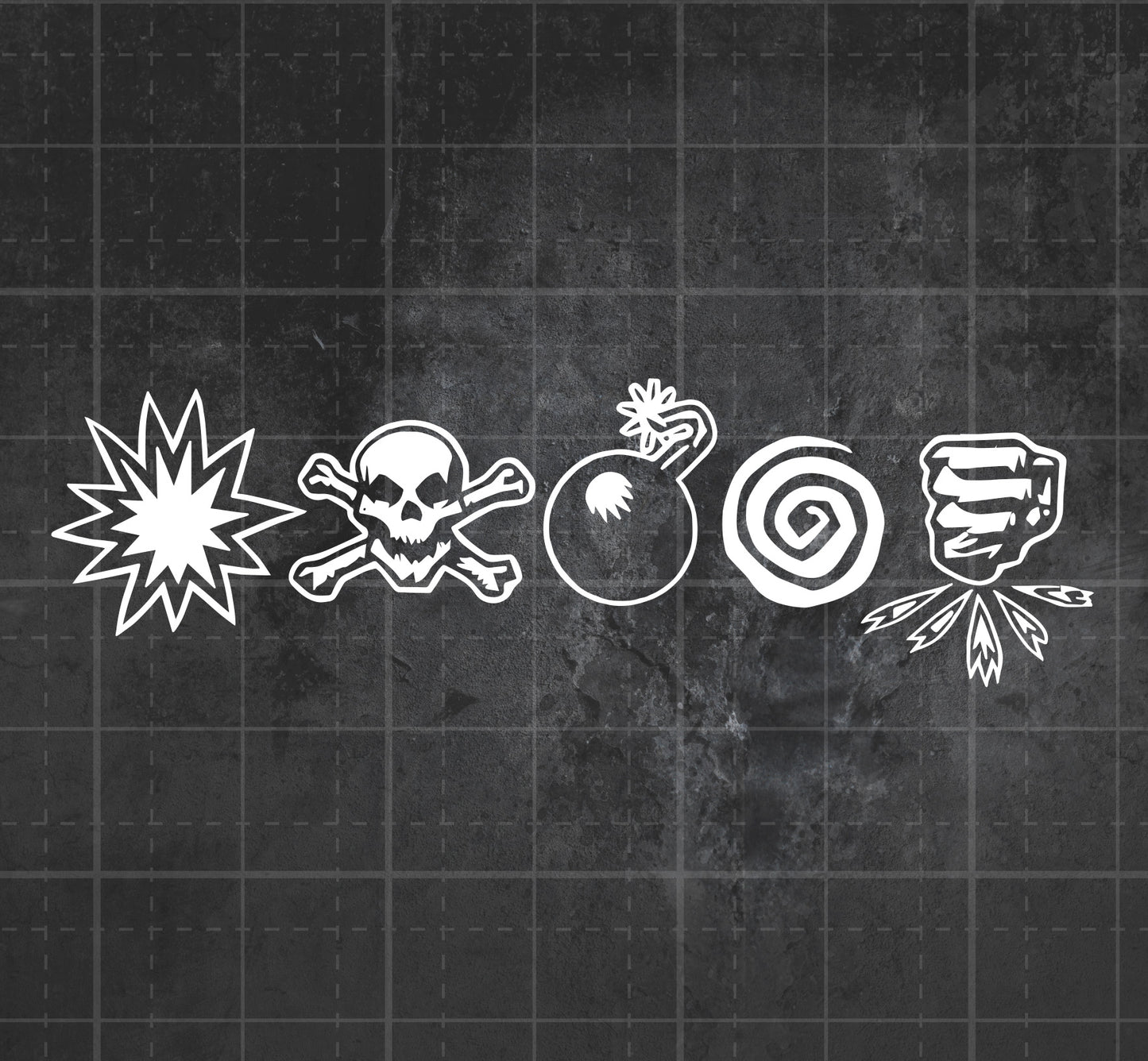 KMFDM (Symbols) - Premium Vinyl Decal