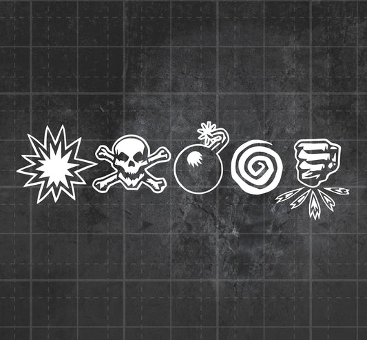 KMFDM (Symbols) - Premium Vinyl Decal