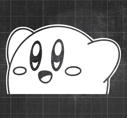 Kirby (Peeker) - Premium Vinyl Decal