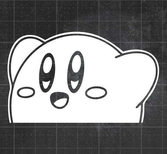 Kirby (Peeker) - Premium Vinyl Decal