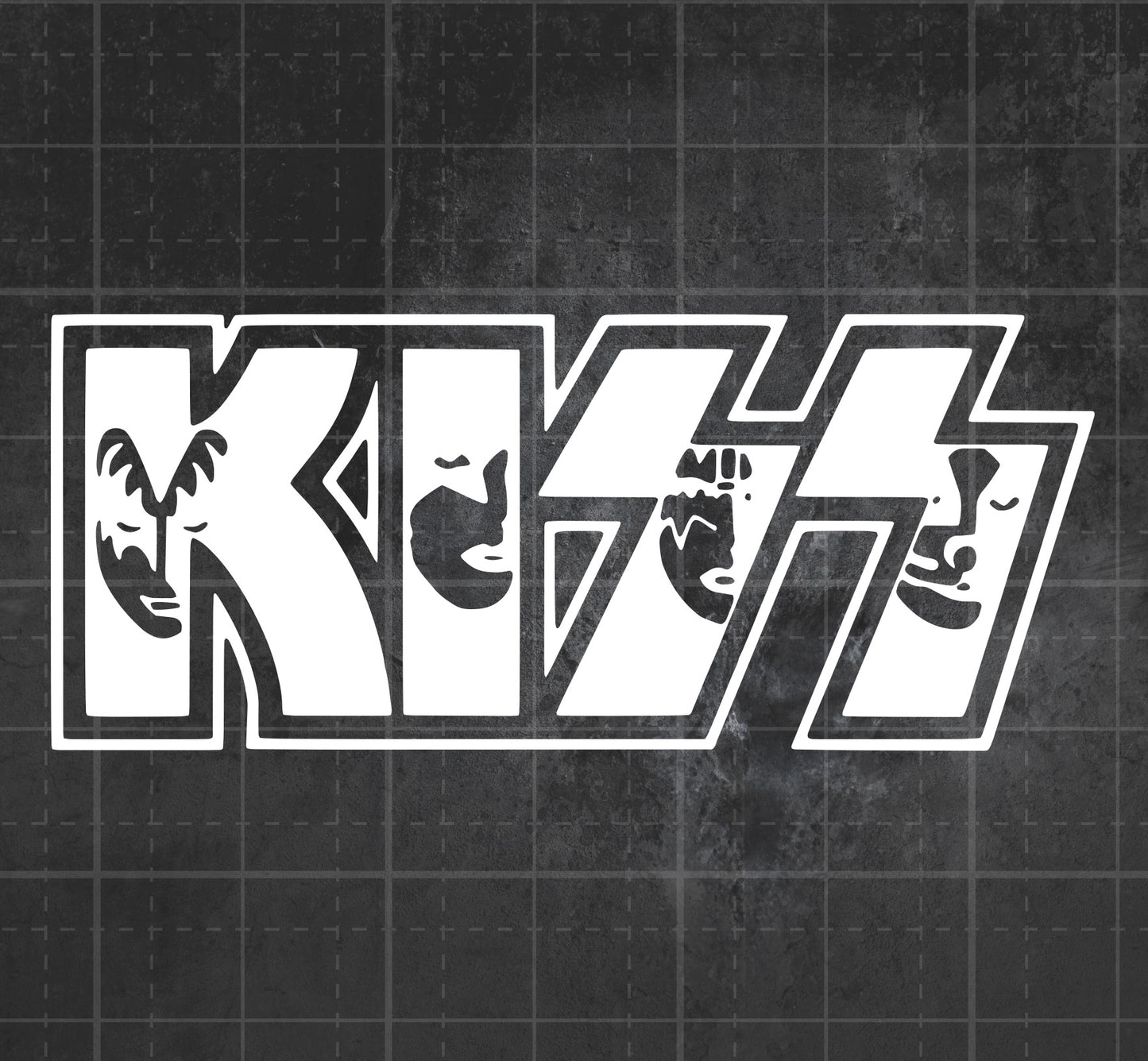 Kiss (Faces) - Premium Vinyl Decal