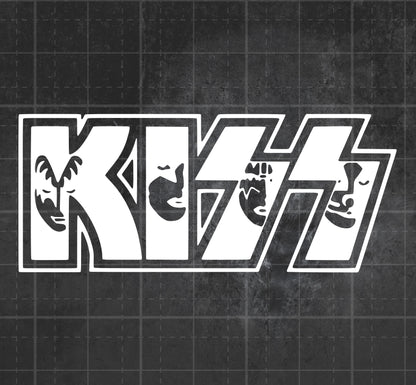 Kiss (Faces) - Premium Vinyl Decal
