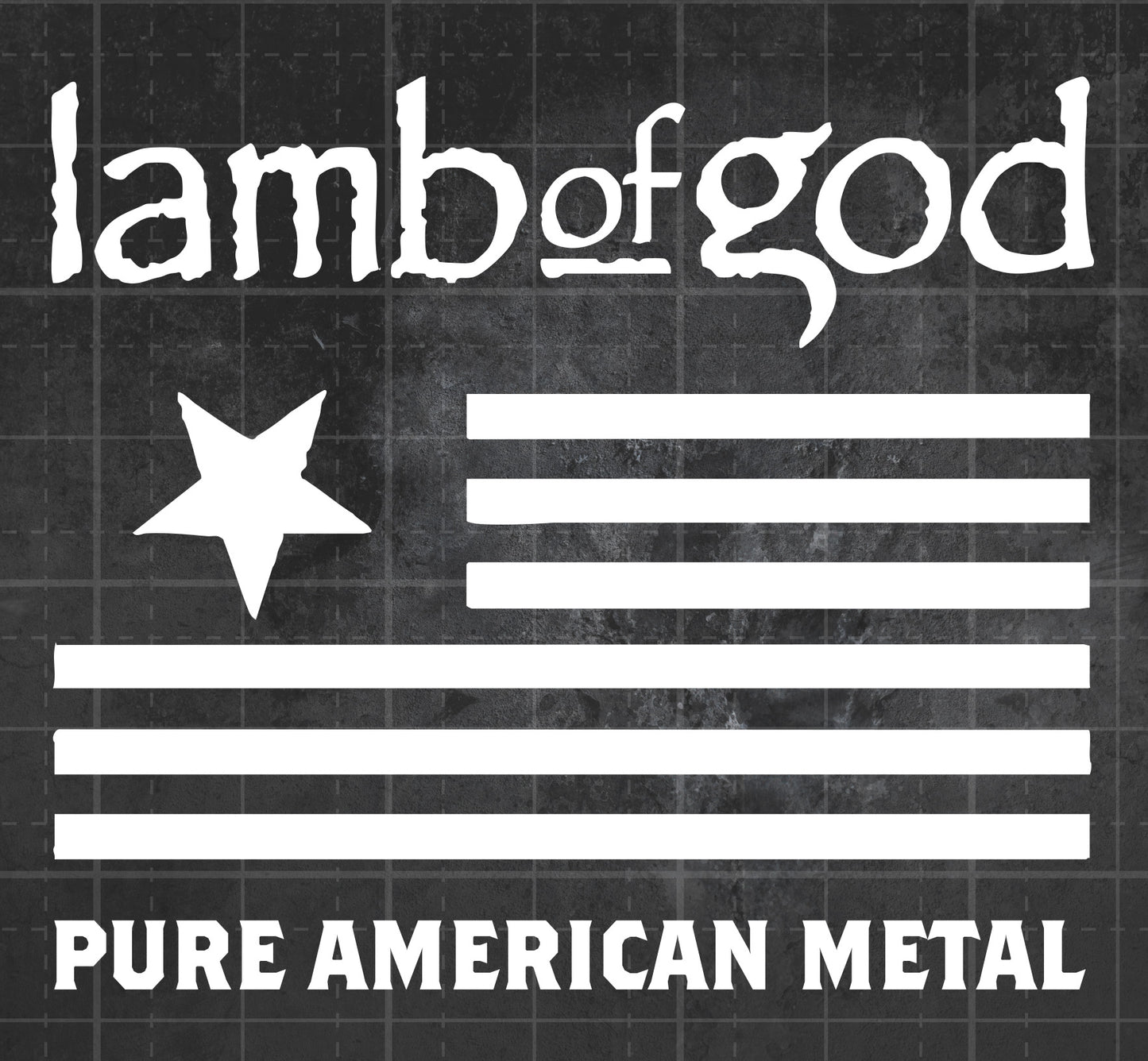 Lamb of God (Flag) - Premium Vinyl Decal