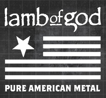 Lamb of God (Flag) - Premium Vinyl Decal