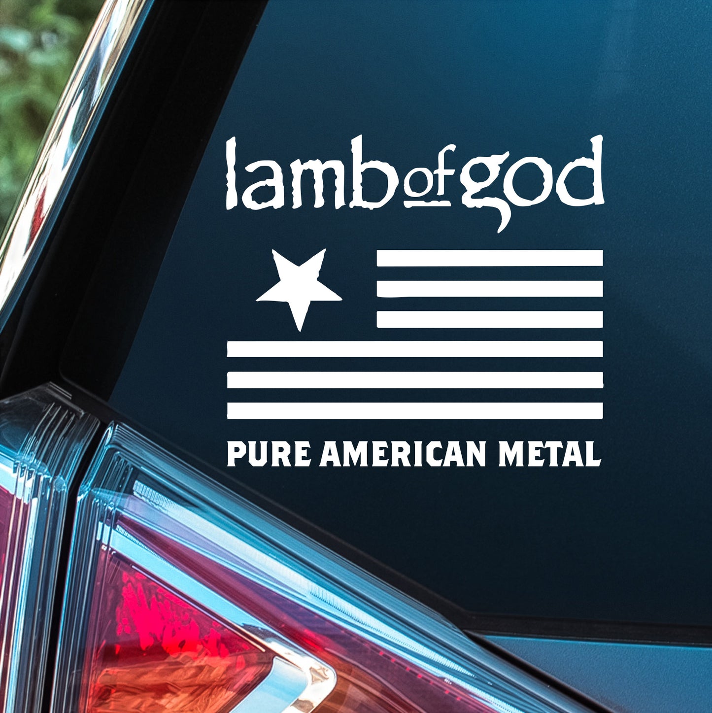 Lamb of God (Flag) - Premium Vinyl Decal