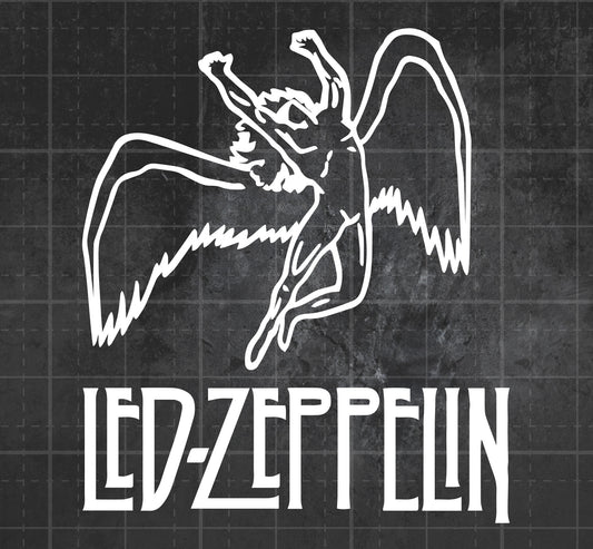 Led Zeppelin (Angel) - Premium Vinyl Decal