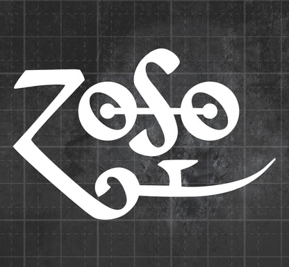 Led Zeppelin (Zoso) - Premium Vinyl Decal