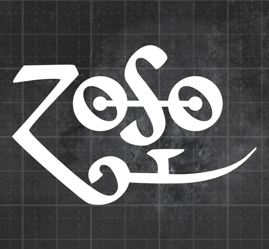 Led Zeppelin (Zoso) - Premium Vinyl Decal