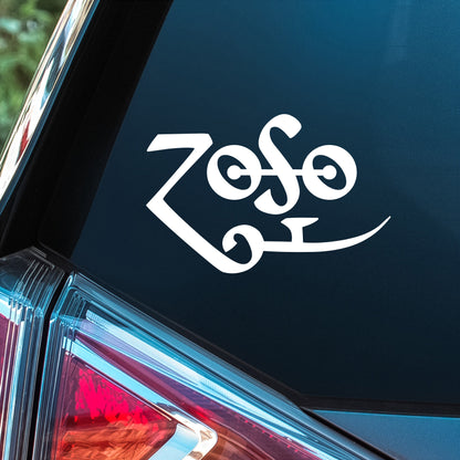 Led Zeppelin (Zoso) - Premium Vinyl Decal