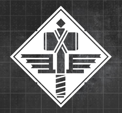 Manowar (Hammer) - Premium Vinyl Decal