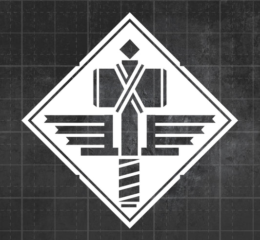 Manowar (Hammer) - Premium Vinyl Decal