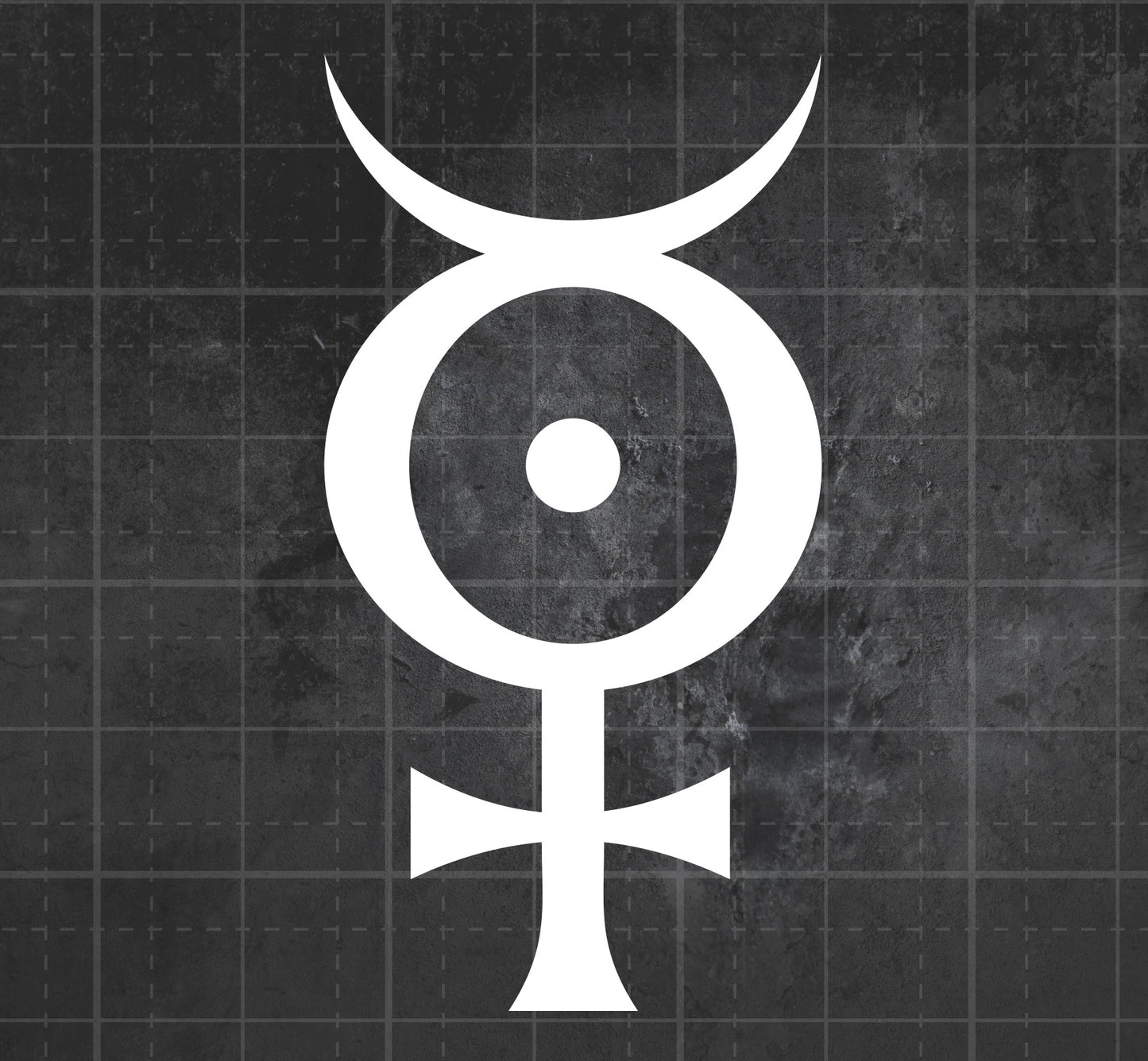Marilyn Manson (Cross Symbol) - Premium Vinyl Decal