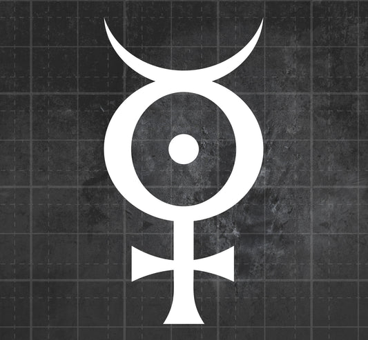 Marilyn Manson (Cross Symbol) - Premium Vinyl Decal