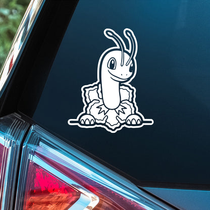 Pokemon (Meganium Peeker)- Premium Vinyl Decal