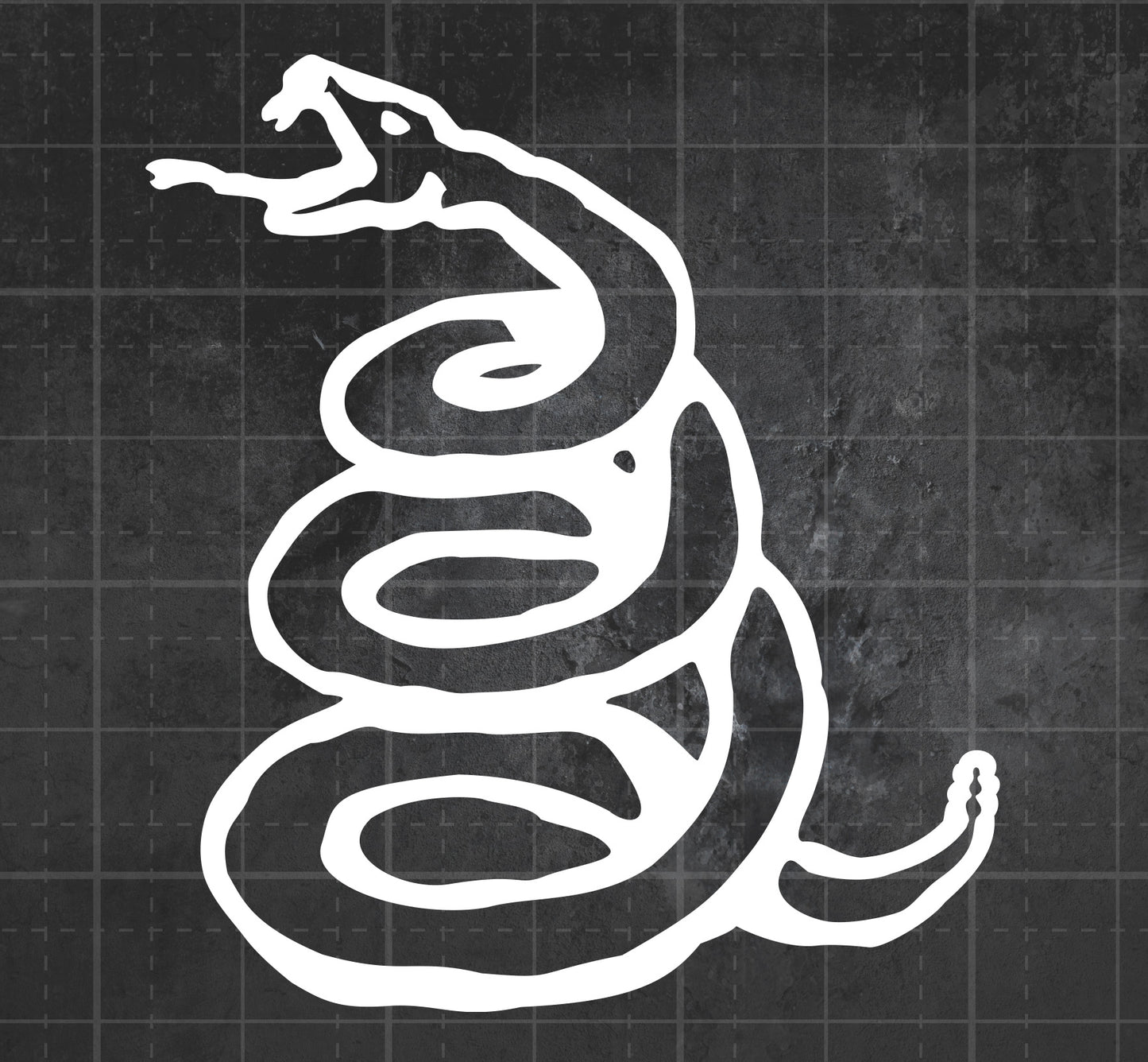 Metallica (Snake) - Premium Vinyl Decal