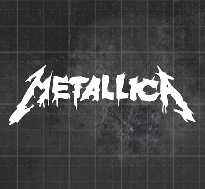 Metallica (Spattered Logo) - Premium Vinyl Decal