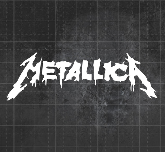 Metallica (Spattered Logo) - Premium Vinyl Decal