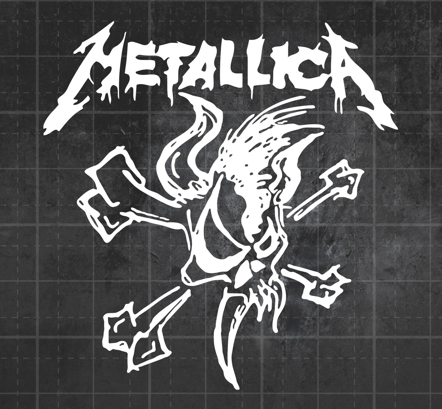 Metallica (Crossbones) - Premium Vinyl Decal