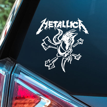 Metallica (Crossbones) - Premium Vinyl Decal