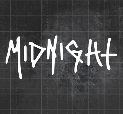 Midnight - Premium Vinyl Decal