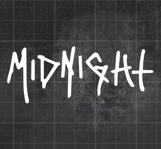 Midnight - Premium Vinyl Decal