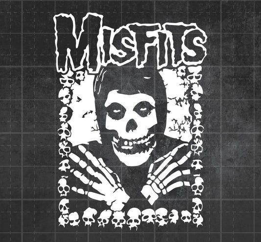 Misfits (Skull Frame) - Premium Vinyl Decal
