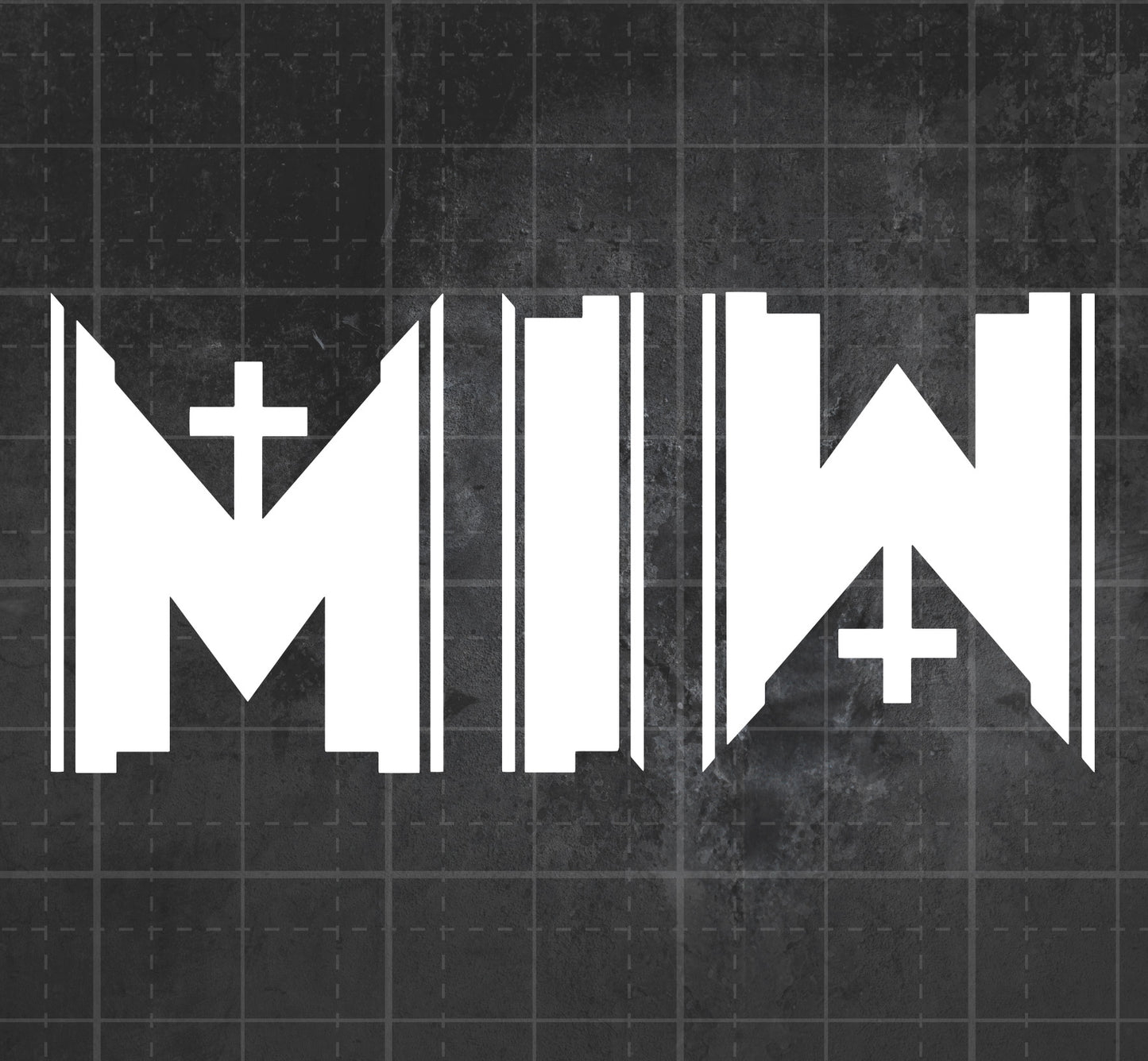 Motionless In White (MIW Crosses) - Premium Vinyl Decal