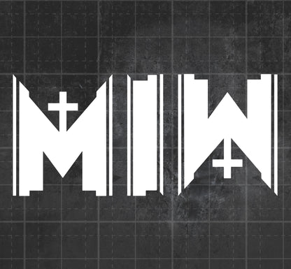 Motionless In White (MIW Crosses) - Premium Vinyl Decal