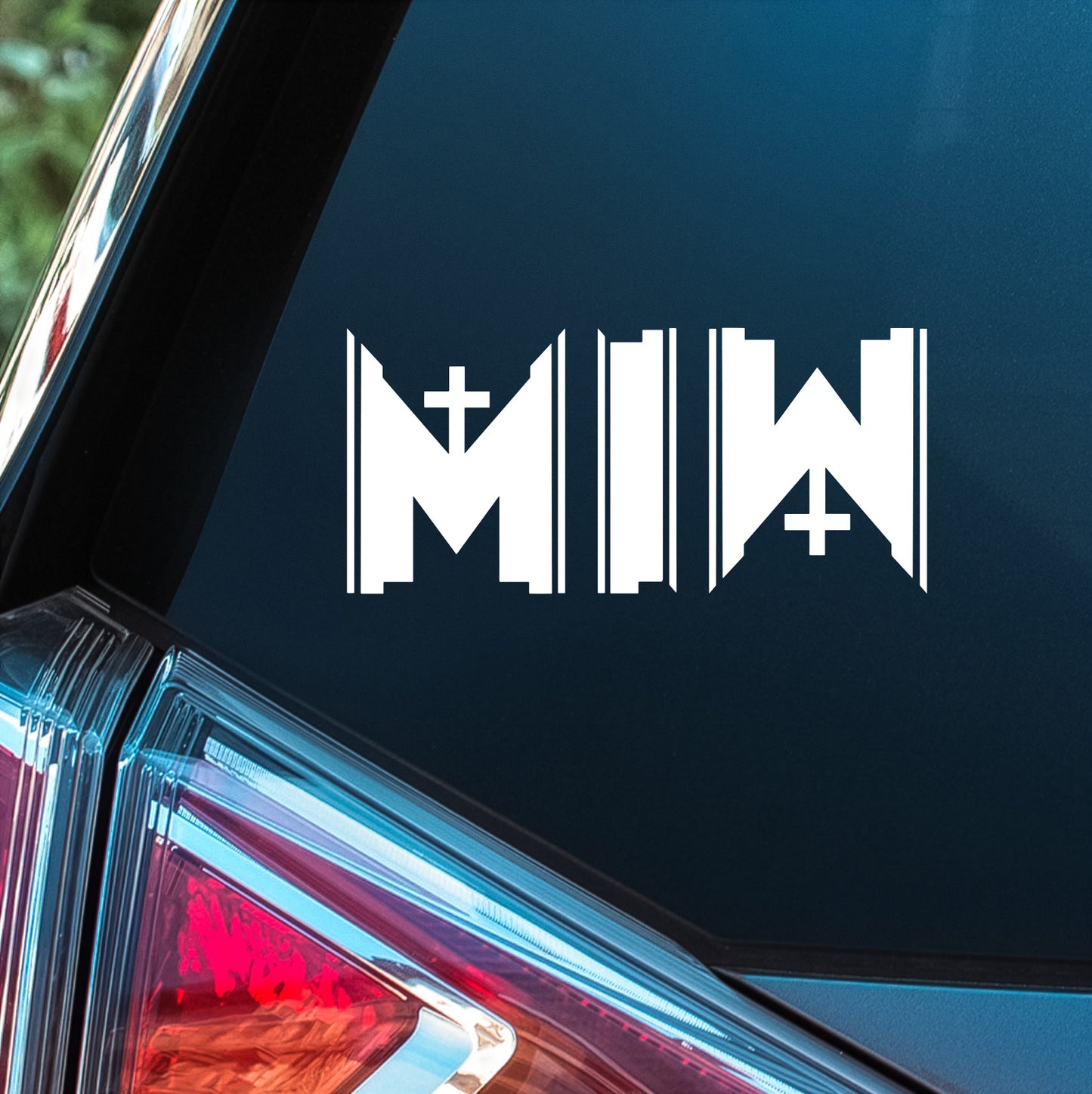 Motionless In White (MIW Crosses) - Premium Vinyl Decal