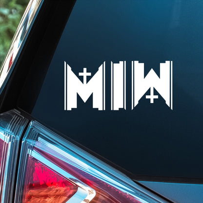 Motionless In White (MIW Crosses) - Premium Vinyl Decal