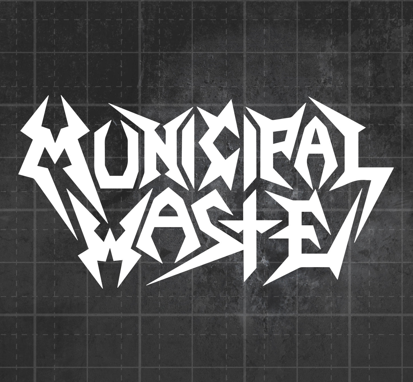 Municipal Waste - Premium Vinyl Decal