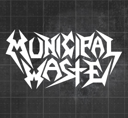 Municipal Waste - Premium Vinyl Decal