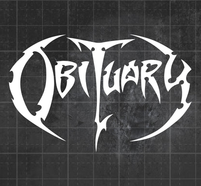 Obituary - Premium Vinyl Decal