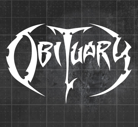 Obituary - Premium Vinyl Decal