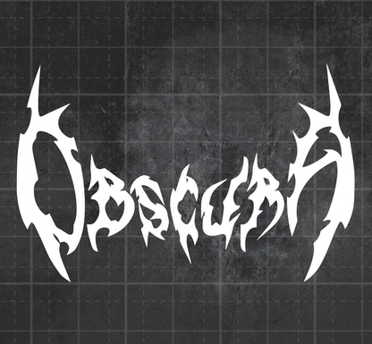 Obscura - Premium Vinyl Decal