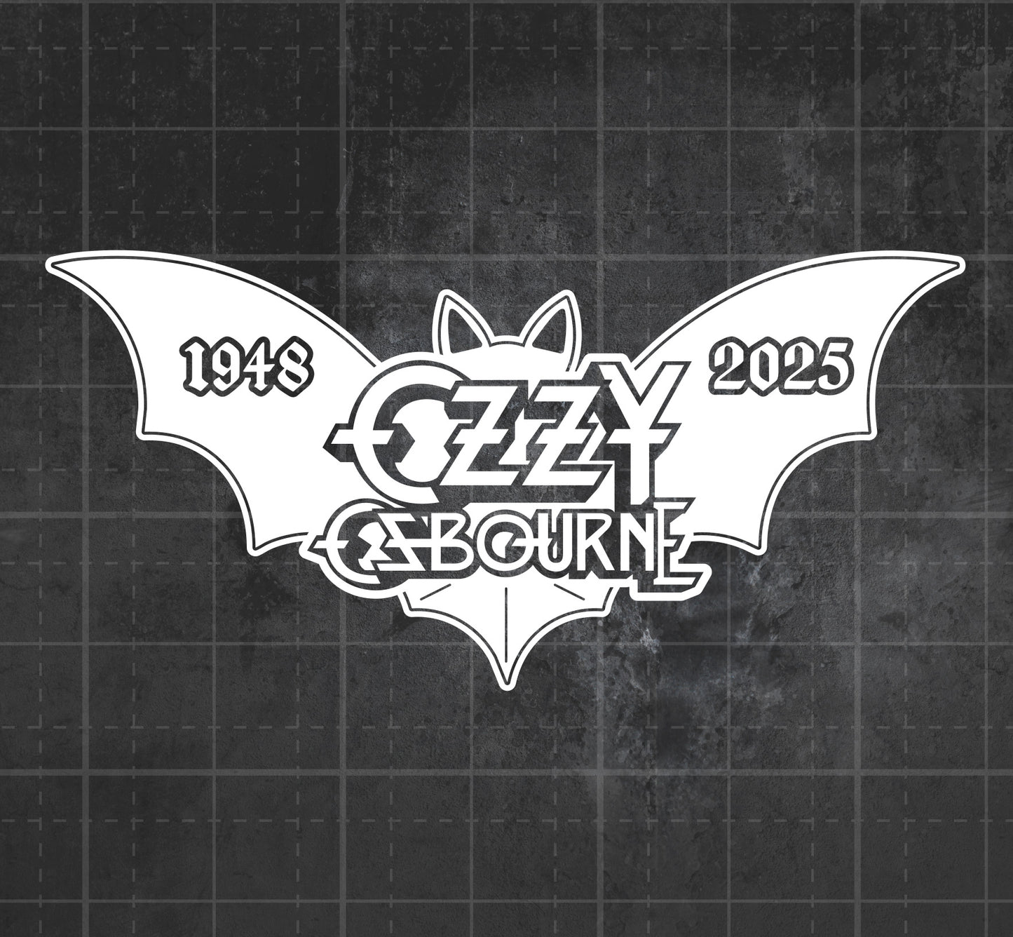 Ozzy Osbourne (Tribute) - Premium Vinyl Decal