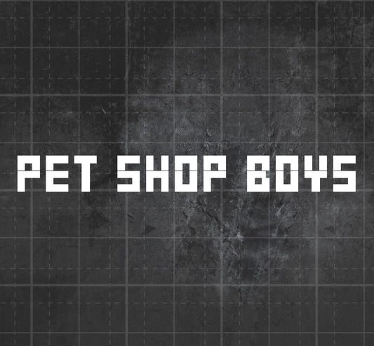 Pet Shop Boys - Premium Vinyl Decal