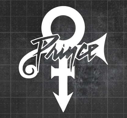 Prince (Symbol with Name) - Premium Vinyl Decal