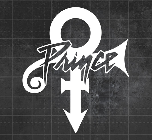 Prince (Symbol with Name) - Premium Vinyl Decal