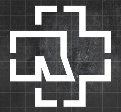 Rammstein (R Cross) - Premium Vinyl Decal