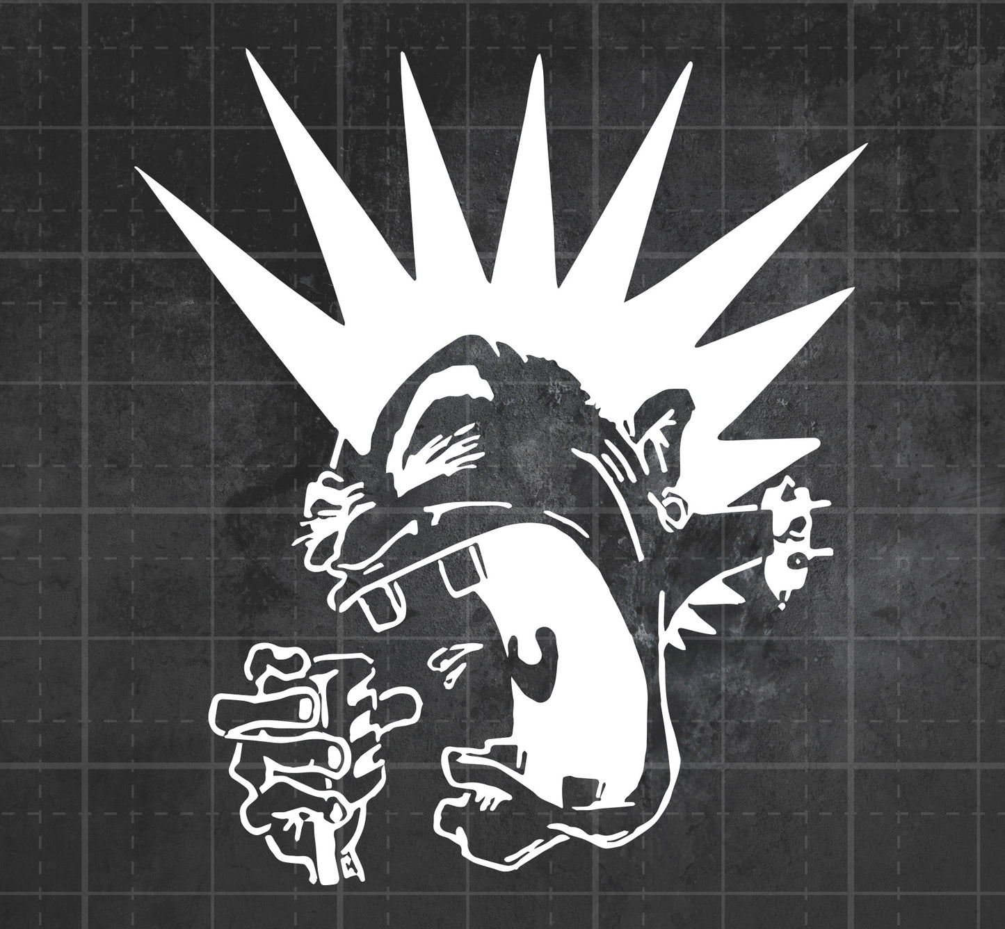 Rancid (Mohawk Guy)- Premium Vinyl Decal