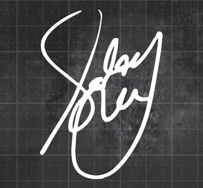 Rush (Geddy Lee Signature) - Premium Vinyl Decal