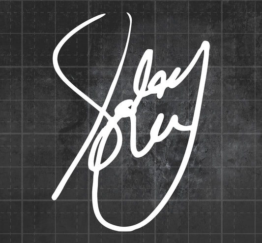 Rush (Geddy Lee Signature) - Premium Vinyl Decal